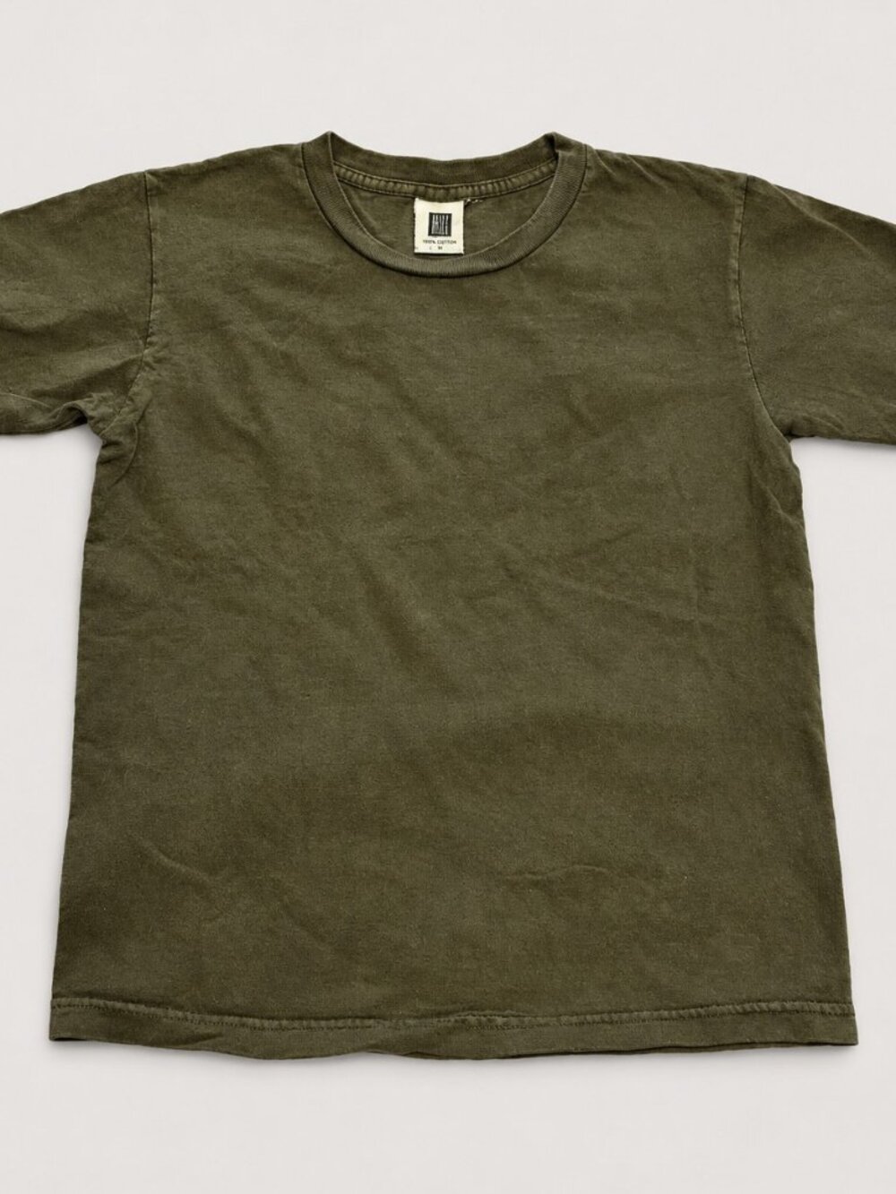 Relaxed Cotton Crewneck Tee